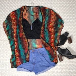Yoyo 5 Open Kimono Cardigan